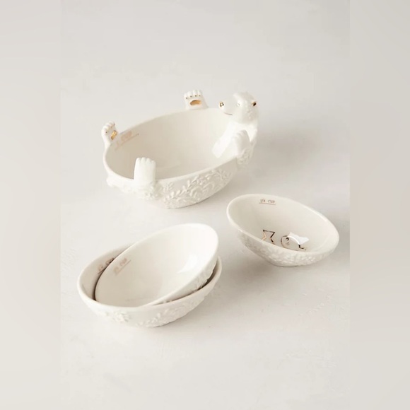 Anthropologie Polar Bear Nesting Measuring Cups NEW - Picture 3 of 16